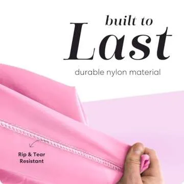 Durable Nylon Laundry Bag with Drawstring Closure