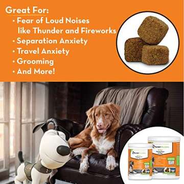 ThunderWunders Hemp Calming Chews for Dogs | 180 Count | Vet Recommended