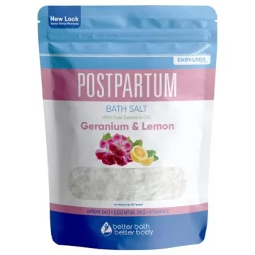 Postpartum Sitz Bath Soak for New Moms - Relaxing Bath Salt with Essential Oils