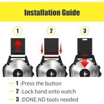 ANCOOL Silicone Band for Fenix 5/6/7 - 22mm
