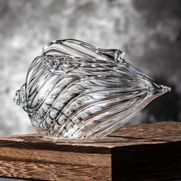 USEEKRIL Shell Cute Cocktail Glasses Set with Coasters