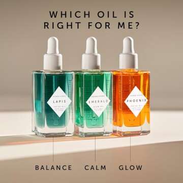 HERBIVORE Emerald Deep Moisture Glow Oil for Face – Hydrating Facial Oil, Calming & Moisturizing, Plant-based, Vegan, Cruelty-free, 30mL / 1 oz
