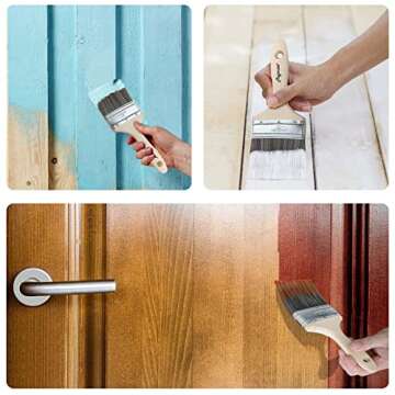 Magimate 3-Inch Double Thick Paint Brush for Versatile Use