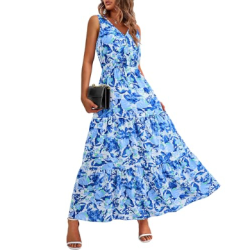 BTFBM Elegant Wedding Guest Dresses for Women Casual Sleeveless Summer Dresses 2024 Beach Long Dress...