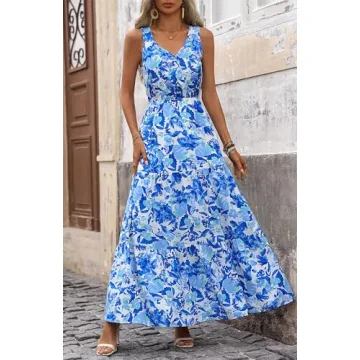 Elegant Summer Maxi Dress for Weddings and Vacations
