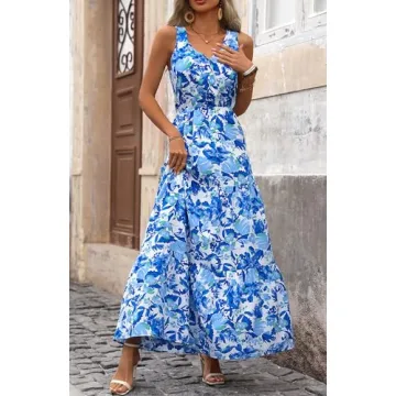 Elegant Summer Maxi Dress for Weddings and Vacations