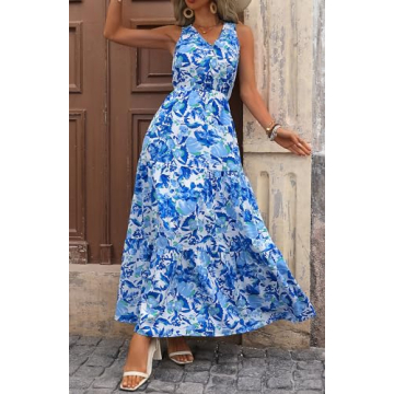 Elegant Summer Maxi Dress for Weddings and Vacations