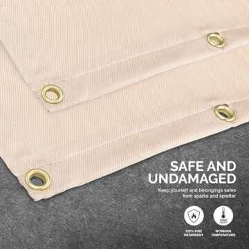 NEIKO 4x6 Heavy Duty Fire Retardant Welding Blanket