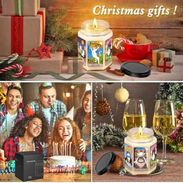 AWDK Gifts for Women-Best Friend Birthday Gifts for Women-Astrology Gifts for Women-Witchy Gifts for Women-Funny Candles Gifts for Her,Sister,Mom,BFF-Tarot Cat Lavender Candles Gifts for Women-8oz