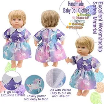 12 Unique Doll Outfits for 12 Inch Dolls - Perfect Gifts