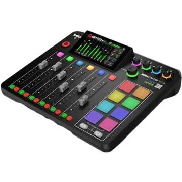 Rode RODECaster Pro 2 Integrated Audio Production Console with 4x Rode PodMic Podcasting Microphones...