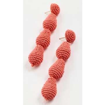 Stylish Kenneth Jay Lane Beaded Earrings for Women