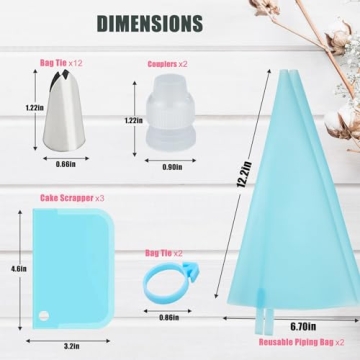 Master Baking with the Ultimate Piping Bag Set for Creative Design