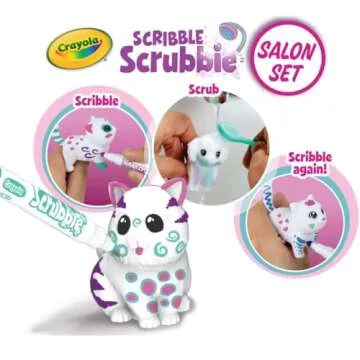 Crayola Scribble Scrubbie Pets Beauty Salon Playset