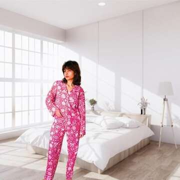 Huar Cotton Pajamas - Luxurious Women's Sleepwear Set