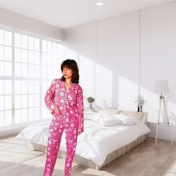 Huar Cotton Pajamas - Luxurious Women's Sleepwear Set