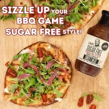 G Hughes Sugar Free, Sweet Heat Carolina BBQ Sauce - Sweet Chili Sauce, Sugar Free BBQ Sauce, Gluten Free Barbecue Sauce, Low Carb BBQ Sauces - 17 oz (3-Pack)