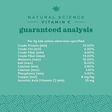 Natural Science Vitamin C Support for Guinea Pigs - 8.4 oz