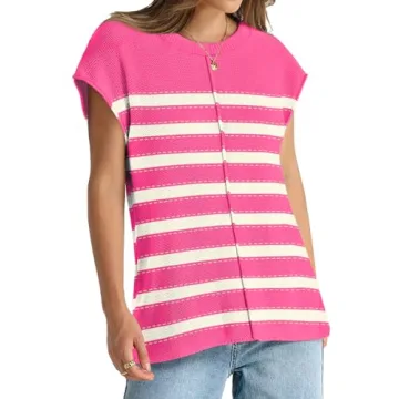 Chic Striped Pullover for Women – Perfect Summer Sweater