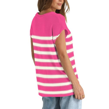 Chic Striped Pullover for Women – Perfect Summer Sweater