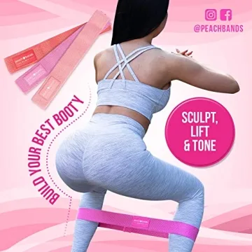 Peach Bands Hip Band Set for Fitness and Glute Workouts