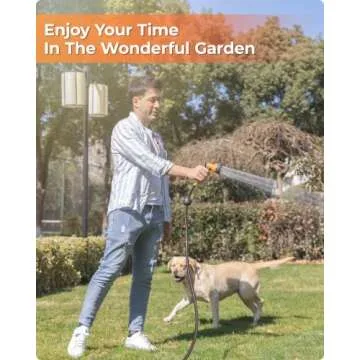 Ayleid 100FT Retractable Garden Hose Reel with Nozzle