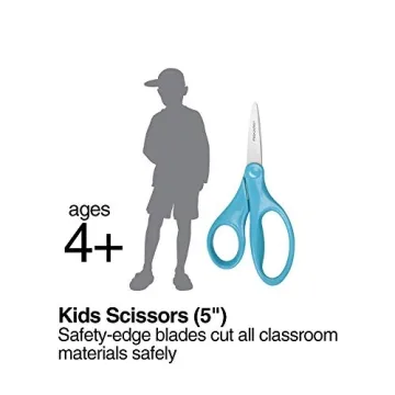 Fiskars Left-Handed Kids Scissors - Perfect for Crafting