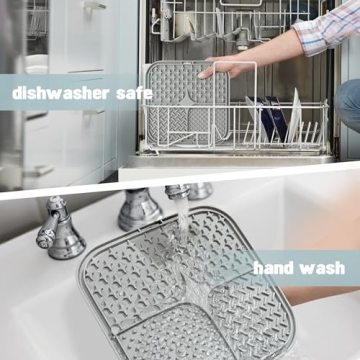 Coomazy Lick Mat for Dogs and Cats - Slow Feeder Mat