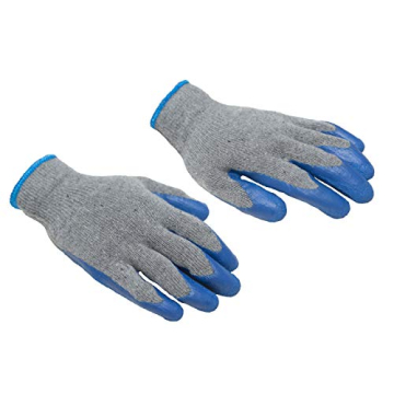 G & F 12 Pairs Medium Rubber Latex Work Gloves