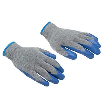 G & F 12 Pairs Medium Rubber Latex Work Gloves