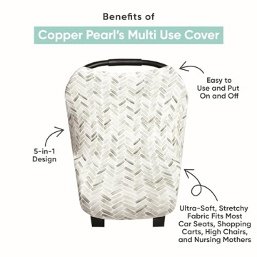 Copper Pearl Multi-Use Cover for Nursing and Baby Gear