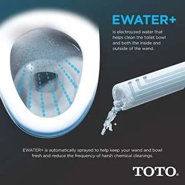 TOTO WASHLET+ Drake II Bidet Toilet, Cotton White