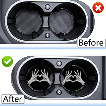 Cute Car Cup Holder Coasters for Women - 2 Pack