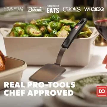 DI ORO Small Silicone Spatula for Nonstick Cookware