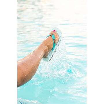 Kaiback Women's Seaside Casual Flip Flop Sandal - Women’s Comfort Footwear (Pink, numeric_7)