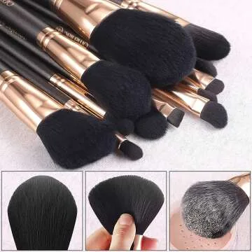 12Pcs OMANIAC® Professional Makeup Brushes Set