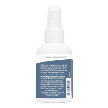 Earth Mama Herbal Perineal Spray for Postpartum Relief | Organic Cooling Spray | 4-Fl oz (2-Pack)