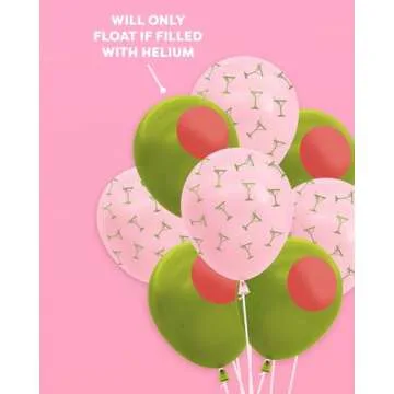 xo, Fetti Dirty Martini Latex Balloons - 24 pk, 12"