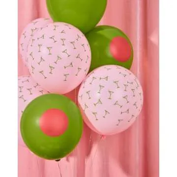 xo, Fetti Dirty Martini Latex Balloons - 24 pk, 12"