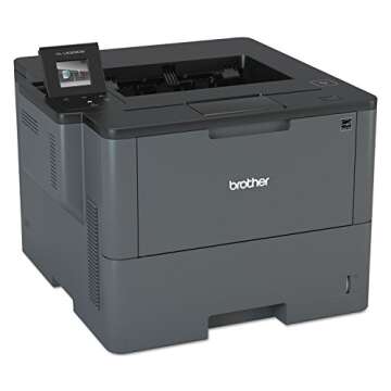 Brother Monochrome Laser Printer, HL-L6300DW, Wireless Networking, Mobile Printing, Duplex Printing,...
