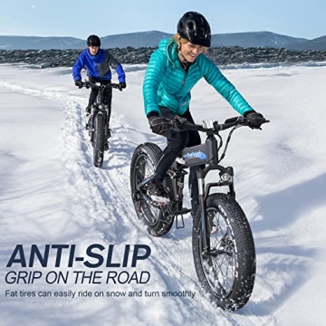 TotGuard E-Bike: Fat Tire 500W Motor, 21 Speed, Foldable