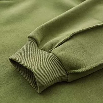 Amazhiyu Women Cropped Sweatshirt Long Sleeves Fleece