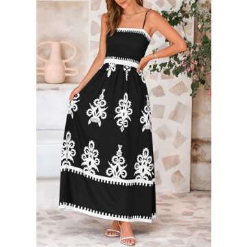 PRETTYGARDEN Floral Sundress for Summer 2025