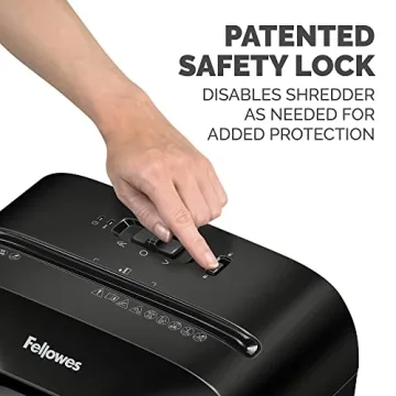 Fellowes LX50-DB Cross-Cut Shredder for Home Use