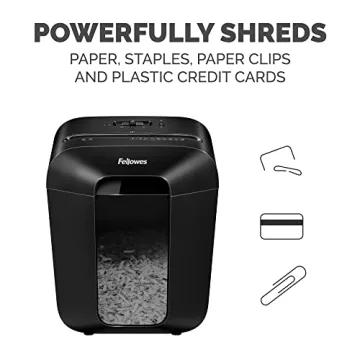 Fellowes LX50-DB Cross-Cut Shredder for Home Use
