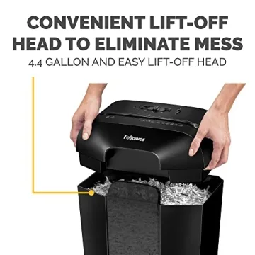 Fellowes LX50-DB Cross-Cut Shredder for Home Use