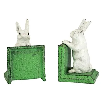 Design Toscano Bunny Bookends - Adorable Cast Iron Design