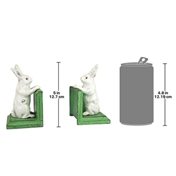 Design Toscano Bunny Bookends - Adorable Cast Iron Design