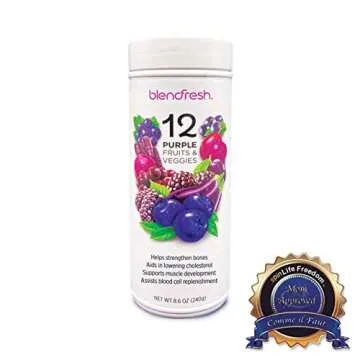 Blendfresh Superfood Powder | Vegan, Gluten Free, Non-GMO, Kosher | Superfoods Powder with No Artificial Colors, Sweeteners, or Preservatives | Purple Smoothie Mix