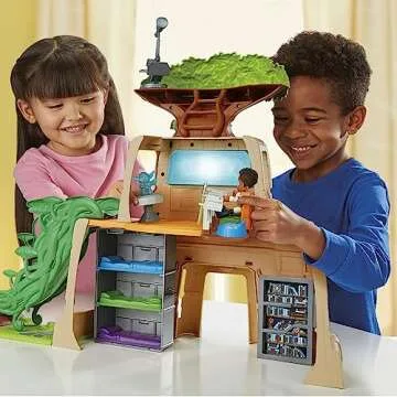 Star Wars: Young Jedi Adventures Tenoo Jedi Temple, 20-Inch-Tall Playset with Lights & Sounds, 2 Action Figures, Preschool Toys for 3 Year Old Boys & Girls & Up